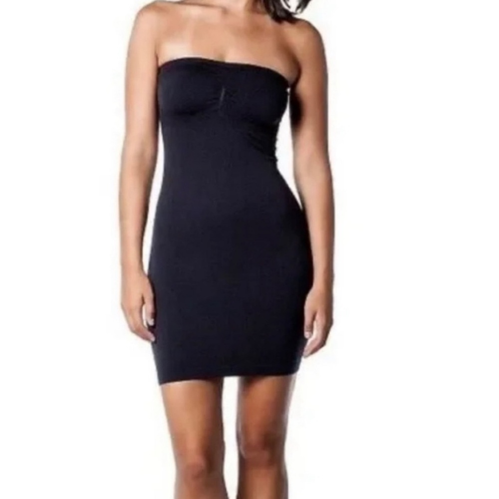 NWT Islay strapless pattern slip dress black retail $68 size small